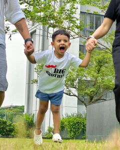 Subhashree Ganguly Instagram - Yuvaan is promoted to
“BIG BROTHER “ 
@rajchoco
