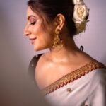 Subhashree Ganguly Instagram - Forever and always 🤍🤍 . . . . . . Outfit @you_know_whoweare Earring @kanakajewellers_official Bangle & ring @chicvibypoonam Stylist duo @sizaa92 @thankgod_itsfashion Assisted by @isuvosri13 Mua @makeupartist.sourab Hair @sarmistha1992 📸 @tales_by_suvyn . . #instagood #instafashion #dbd #whitesaree #ootd #love #peace #explore
