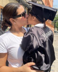 Subhashree Ganguly Instagram - Graduation day to big school . @rajchoco