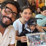Subhashree Ganguly Instagram – Graduation day to big school . @rajchoco