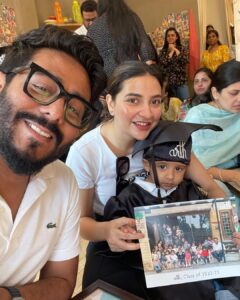 Subhashree Ganguly Instagram - Graduation day to big school . @rajchoco