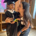 Subhashree Ganguly Instagram – Graduation day to big school . @rajchoco