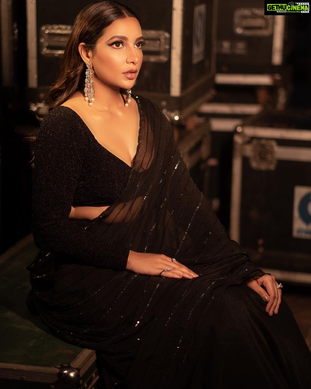 Subhashree Ganguly Instagram - Black Mystique 🖤 . . . . . Outfit @studio.mikukumar Earring @chicvibypoonam Stylist duo @sizaa92 @thankgod_itsfashion Assisted by @isuvosri13 Mua @makeupartist.sourab Hair @sarmistha1992 📸 @tales_by_suvyn . #photooftheday #dbd #ootd #peace #love #instagood #instagram #instafashion #instamood #explore