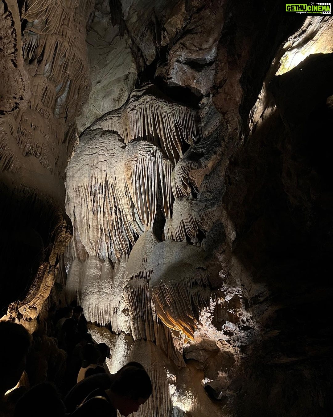 Suchitra Murali Instagram - Talking Rock Cavern ….nature’s amusement park …out of the world experience 200 feet below ground level…blown away..👌👌