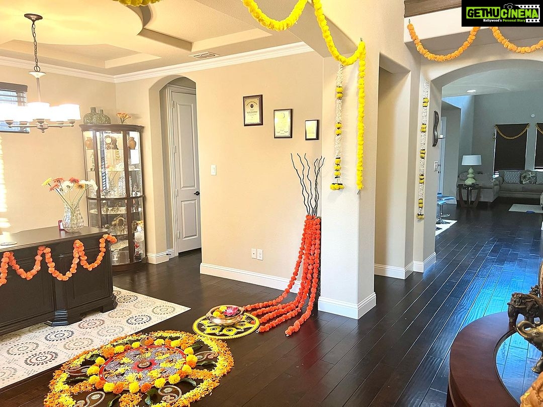 Suchitra Murali Instagram - Kutty Pookkalam in my house..