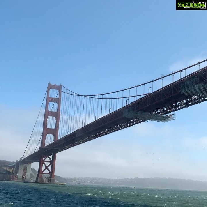 Suchitra Murali Instagram - Golden gate and wind surfer caught on camera…