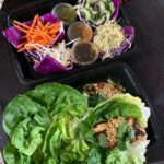 Suchitra Murali Instagram – Scrumptious’Thai lettuce wrap’😋. Good Texas portion 🤪