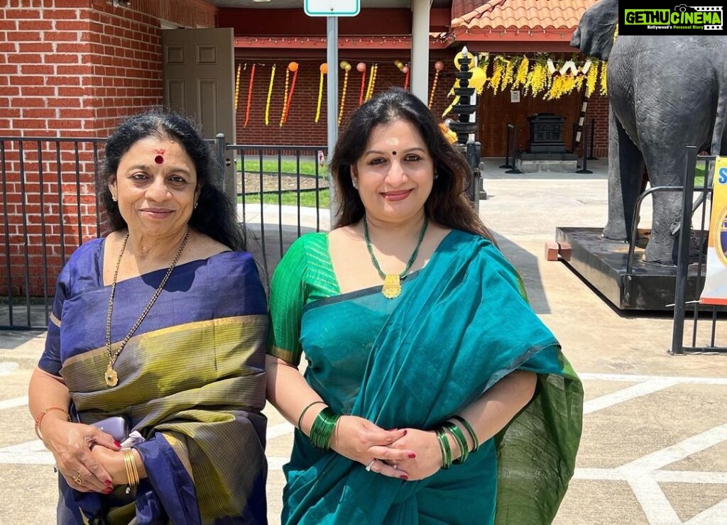 Suchitra Murali Instagram - Guruvayurappan temple Dallas