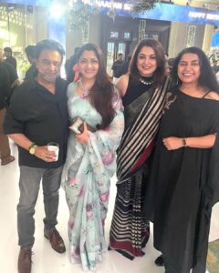 Suhasini Maniratnam Instagram - Family and friends who are more than family