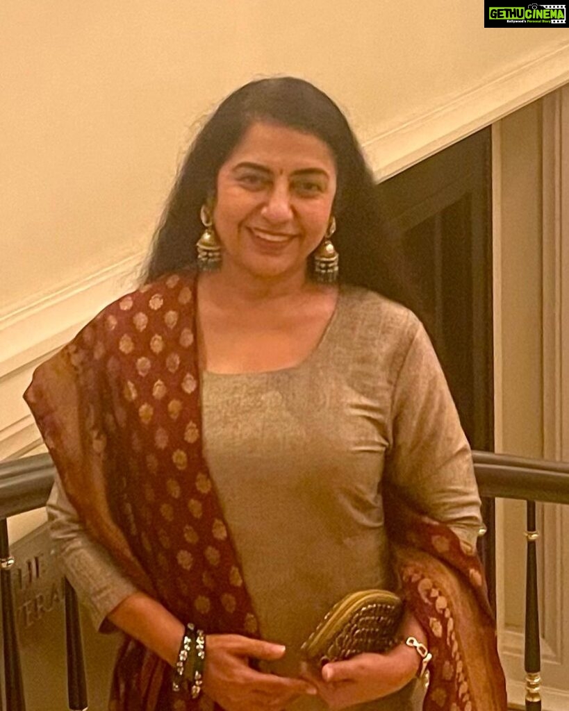 Suhasini Maniratnam Instagram - “ Ma’am. No post from you. We are worried.” Stop worrying. A happy Instagram post does not mean that all is well. And no post does not mean something is wrong. Relax and have a great evening Because I do.