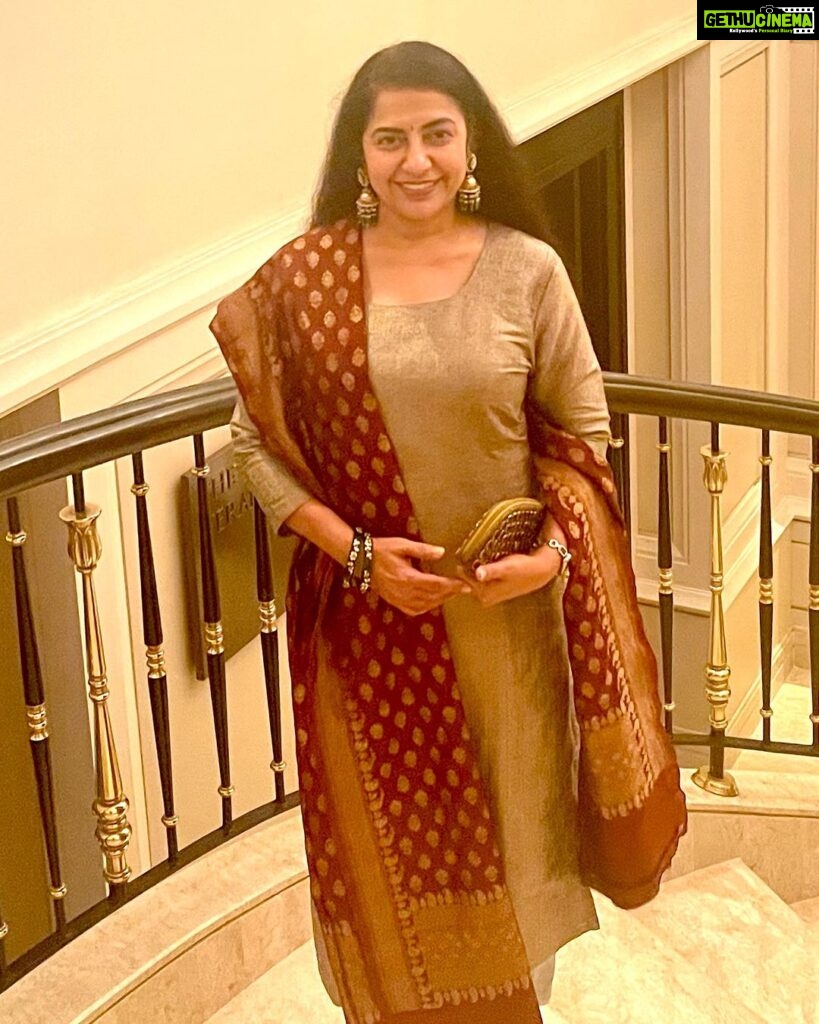 Suhasini Maniratnam Instagram - “ Ma’am. No post from you. We are worried.” Stop worrying. A happy Instagram post does not mean that all is well. And no post does not mean something is wrong. Relax and have a great evening Because I do.