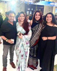 Suhasini Maniratnam Instagram - Family and friends who are more than family