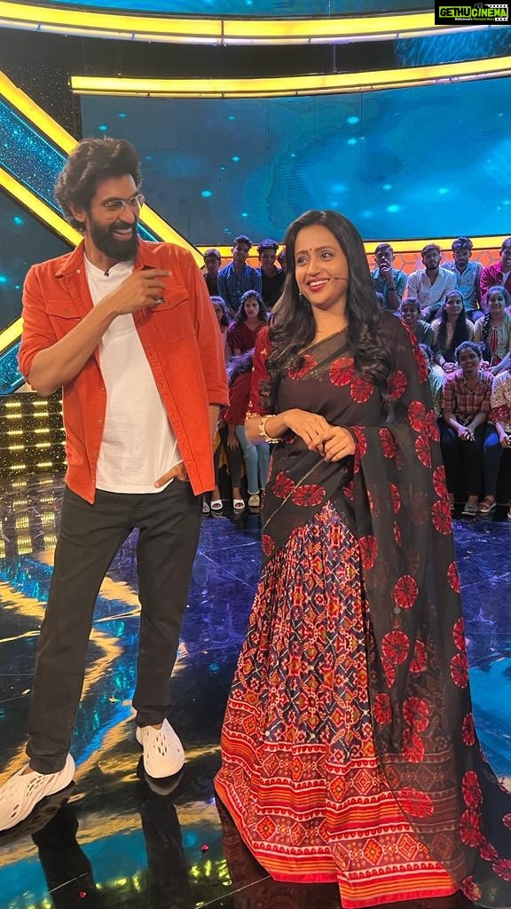 Suma Kanakala Instagram - Hi Rana! 😂 @ranadaggubati #sumakanakala #suma #anchorsumakanakala #ranadaggubati #rana #sumaadda