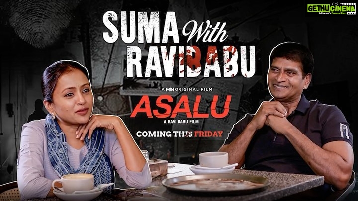 Suma Kanakala Instagram - @kanakalasuma meets Ranjith from #Asalu @ravibabuofficial 🥳😍 Full interview coming this Friday🤩
