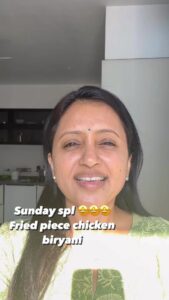 Suma Kanakala Instagram - Sunday special 1 

#sumakanakala #suma #anchorsuma #anchorsumakanakala #sundayspecial #sundayfunday #sunday #cooking #chickenbiryani
