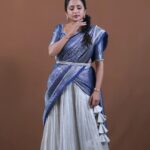 Suma Kanakala Instagram - 💙 Styled by @officialanahita Style Team @pranathivarma.k Collaboration with Outfit @feathersbtq Jewellery @adornablesbysonalimehra Makeup & Nails @emraanartistry Hair @malla_reddy_hairstylist Photography @valmikiramuphotography #sumakanakala #suma #anchorsuma #anchorsumakanakala #sumaadda