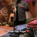 Sunny Arya Instagram - Love You Papa 😍 #Tehelkaprank #SunnyArya #TehelkaBhai #biggboss17 #jiocinema #biggboss #bb17