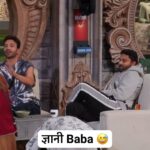 Sunny Arya Instagram - ज्ञानी बाबा 🤣 #Tehelkaprank #SunnyArya #TehelkaBhai #biggboss17 #jiocinema #biggboss #bb17