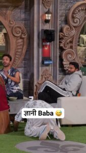 Sunny Arya Instagram - ज्ञानी बाबा 🤣 #Tehelkaprank #SunnyArya
#TehelkaBhai #biggboss17 #jiocinema #biggboss #bb17