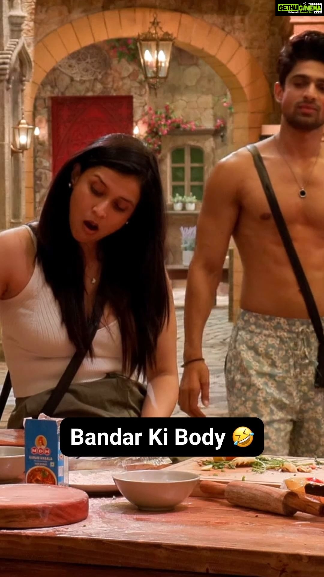 Sunny Arya Instagram - bandar ki Body 🤣#Tehelkaprank #SunnyArya #TehelkaBhai #biggboss17 #jiocinema #biggboss #bb17