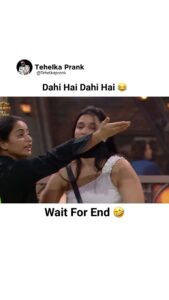 Sunny Arya Instagram - Dahi hai Dahi hai 🤣 #Tehelkaprank #SunnyArya
#TehelkaBhai #biggboss17 #jiocinema #biggboss #bb17