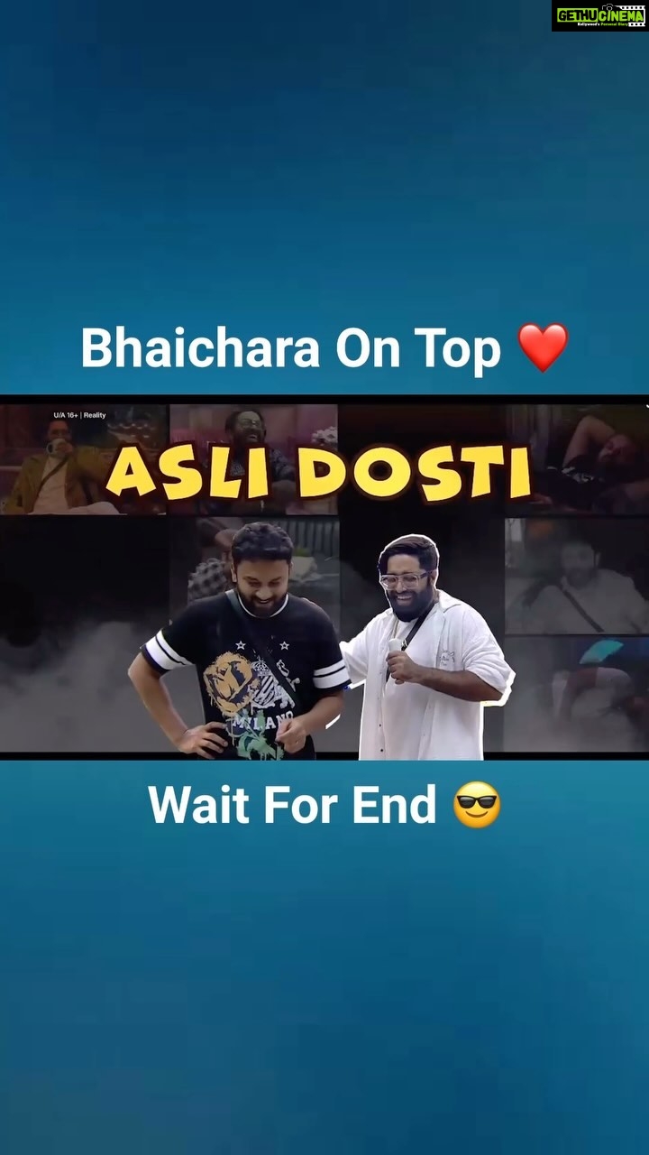 Sunny Arya Instagram - Bhaichara on Top ❤️ 🤣 #Tehelkaprank #SunnyArya #TehelkaBhai #biggboss17 #jiocinema #biggboss #bb17