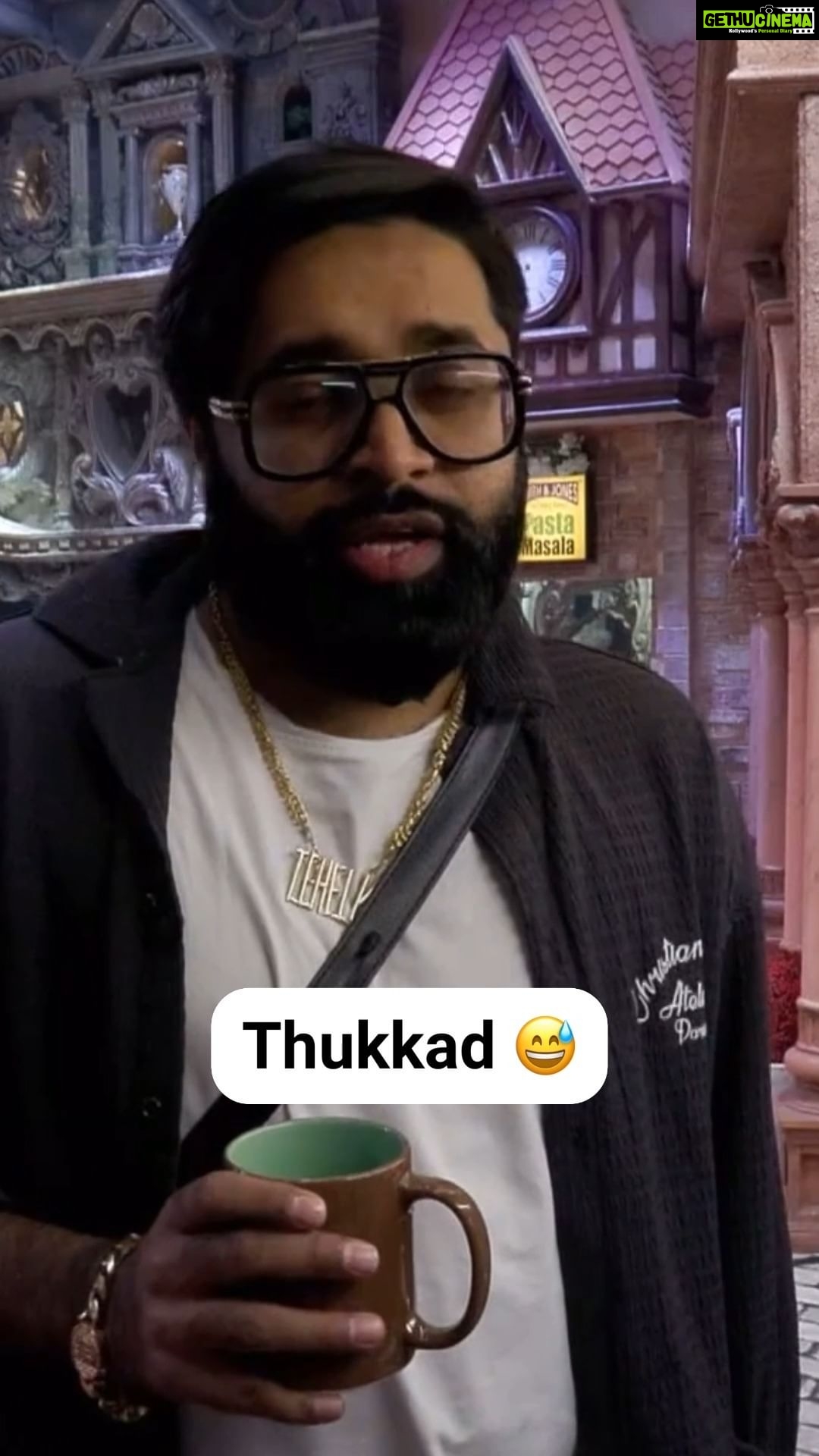 Sunny Arya Instagram - Thukkad 😂 #Tehelkaprank #SunnyArya #TehelkaBhai #biggboss17 #jiocinema #biggboss