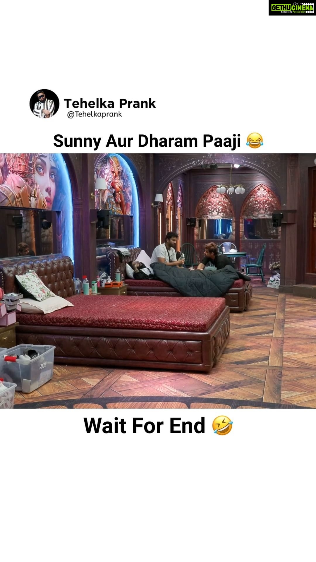 Sunny Arya Instagram - Sunny aur Dharam Paaji #Tehelkaprank #SunnyArya #TehelkaBhai #biggboss17 #jiocinema #biggboss #bb17