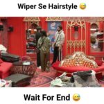 Sunny Arya Instagram - Wiper HairStyle 😂 #Tehelkaprank #SunnyArya #TehelkaBhai #biggboss17 #jiocinema #biggboss #bb17