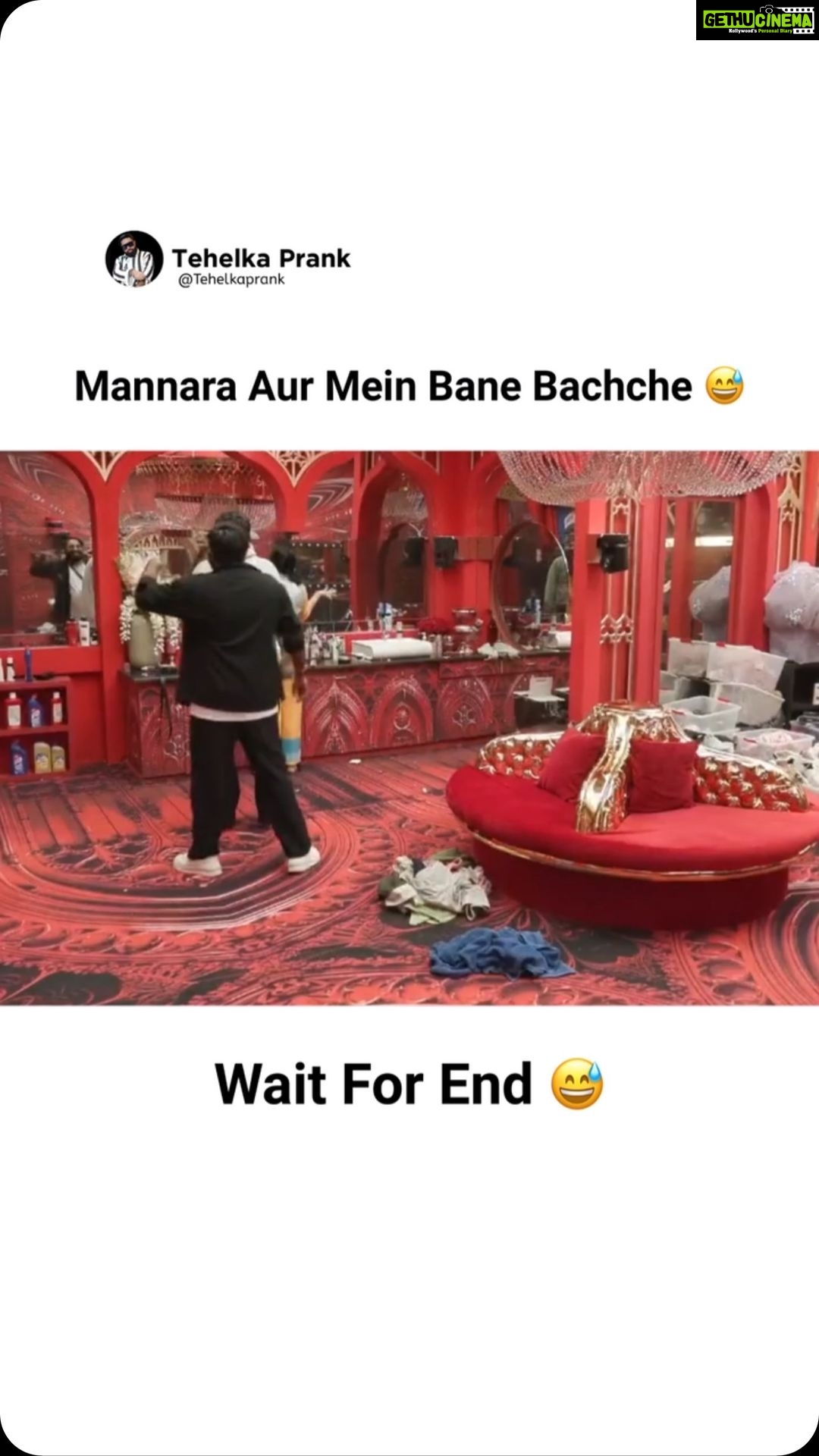 Sunny Arya Instagram - Manara main bache bane 🤣 #Tehelkaprank #SunnyArya#TehelkaBhai #biggboss17 #jiocinema #biggboss #bb17