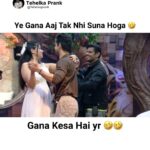 Sunny Arya Instagram - Aisa gana suna hai kya ? 🤣 #Tehelkaprank #SunnyArya #TehelkaBhai #biggboss17 #jiocinema #biggboss #bb17