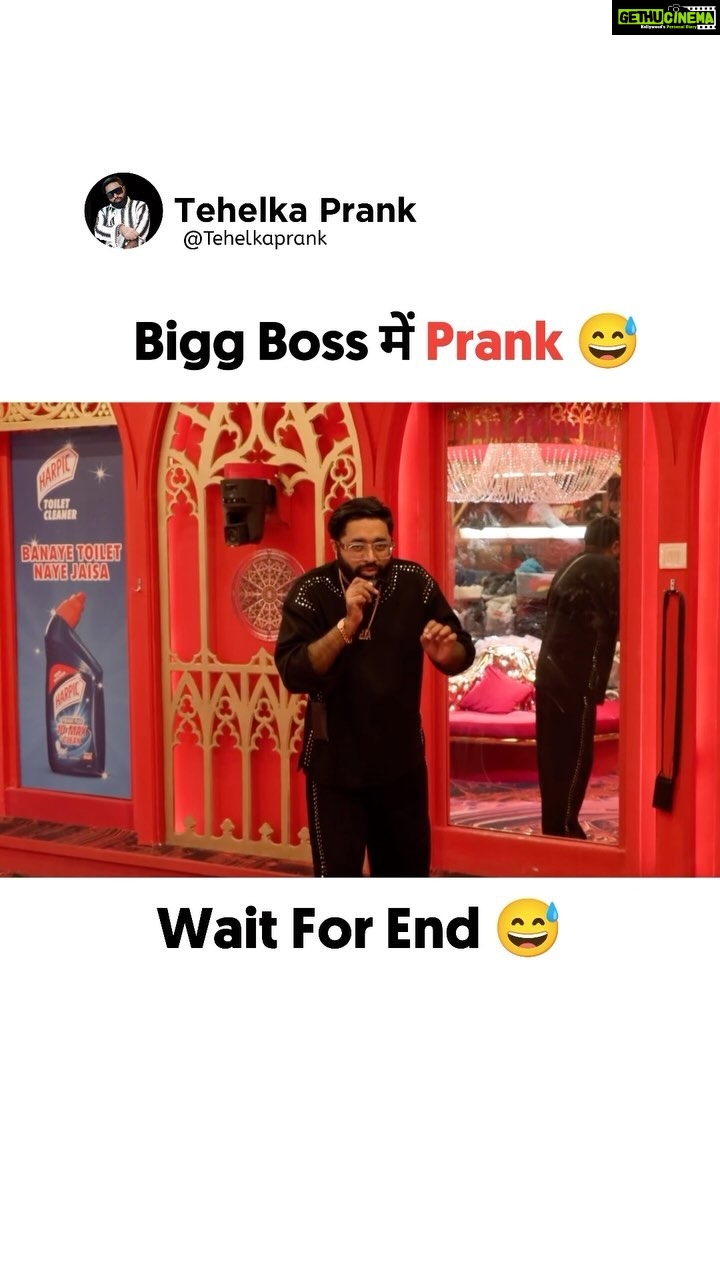 Sunny Arya Instagram - Bigg Boss me Prank #Tehelkaprank #SunnyArya #tehelkabhai #tehelkhaprank #sunnyarya #biggboss17 #jiocinema