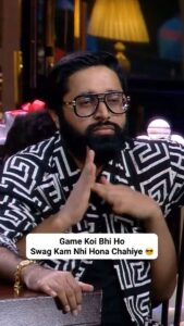 Sunny Arya Instagram - Game Koi bhi Swag Kam nhi hona chahiye #Tehelkaprank #SunnyArya
#TehelkaBhai #biggboss17 #jiocinema #biggboss #bb17