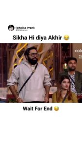 Sunny Arya Instagram - Sikha Diya Sunny Leone ko 🤣 #Tehelkaprank #SunnyArya
#TehelkaBhai #biggboss17 #jiocinema #biggboss #bb17