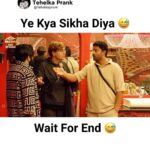 Sunny Arya Instagram - ये क्या सिखा दिया 🤣 #Tehelkaprank #SunnyArya #TehelkaBhai #biggboss17 #jiocinema #biggboss #bb17