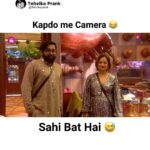 Sunny Arya Instagram - Kapdo me Camera 🤣 #Tehelkaprank #SunnyArya #TehelkaBhai #biggboss17 #jiocinema #biggboss #bb17