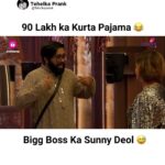 Sunny Arya Instagram - 90 Lakh ka Kurta Pajama 😲 #Tehelkaprank #SunnyArya #TehelkaBhai #biggboss17 #jiocinema #biggboss #bb17