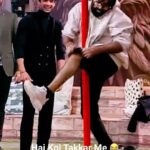 Sunny Arya Instagram - Hai kya koi Takkar me 🤣 #Tehelkaprank #SunnyArya #TehelkaBhai #biggboss17 #jiocinema #biggboss #bb17