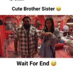 Sunny Arya Instagram - Cute Brother & Sister 🤣 #Tehelkaprank #SunnyArya #TehelkaBhai #biggboss17 #jiocinema #biggboss #bb17