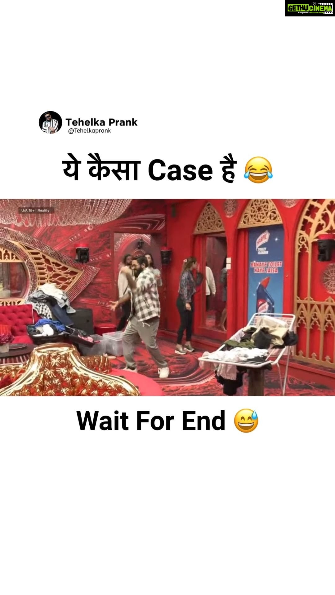 Sunny Arya Instagram - ये कैसा Case है 😂 #Tehelkaprank #SunnyArya #TehelkaBhai #biggboss17 #jiocinema #biggboss #bb17