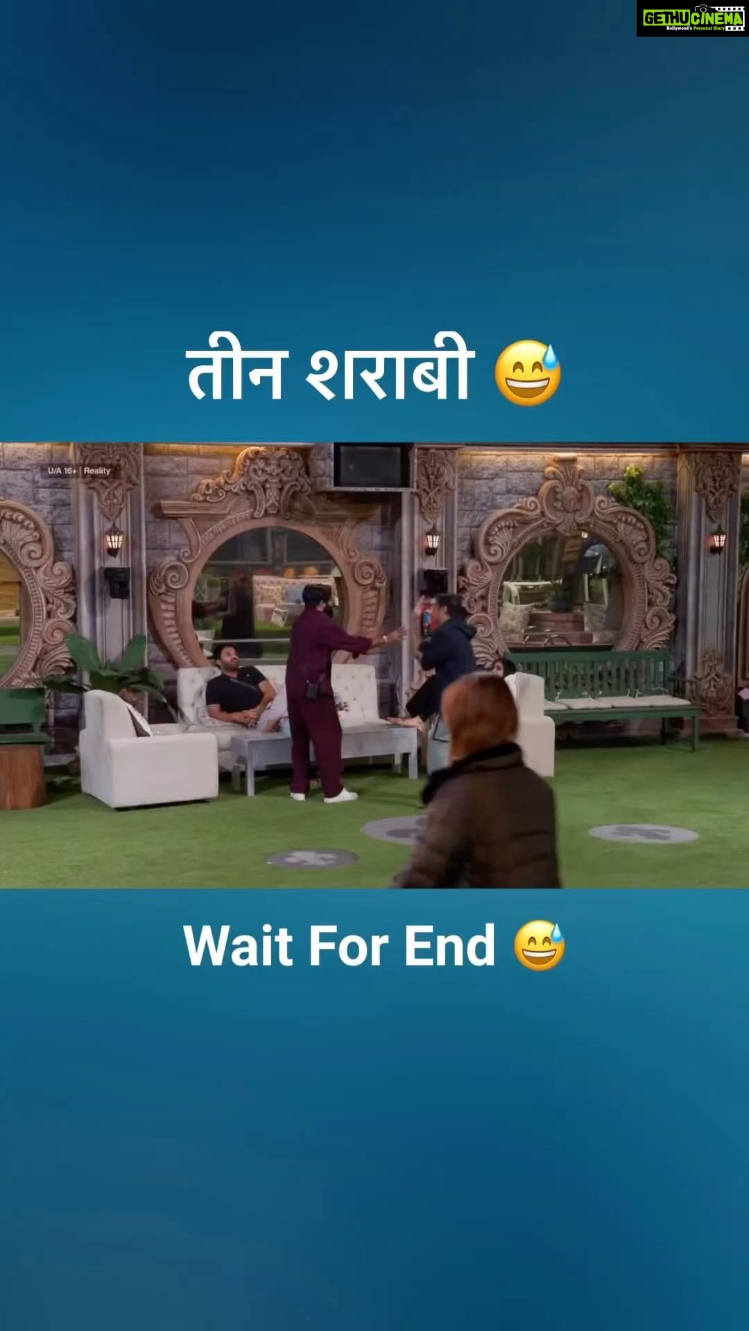 Sunny Arya Instagram - Teen Sharabi 🤣 #Tehelkaprank #SunnyArya #TehelkaBhai #biggboss17 #jiocinema #biggboss #bb17