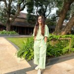 Surbhi Jyoti Instagram - Unwind days are happy days 🌿 . . . . . . . Staycationing at @aliladiwagoa With @thechartermgt Wearing @cosset.clothing @meenalrshah Alila Diwa Resorts, South Goa