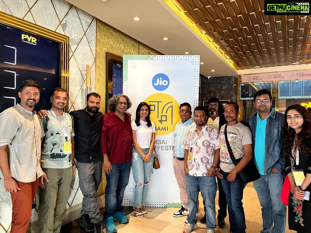 Suruchi Adarkar Instagram - A very special day indeed!!! Filled with loads of love & gratitude🙏.. A very surreal feeling🧿 .. (Trying to incorporate as much adjectives as I can ,just to describe my feelings) "Ghaath" had its Asia premiere @mumbaifilmfestival. Immensely grateful, honoured & happy for all the love & support.❤️ So, if you were there at the premiere & liked what you saw,we request you to vote for our film Ghaath (Ambush) for IMDb Audience Choice Award (delegates must have received an email regarding the same).Every vote counts✨ Special thanks to the makers & the presenters without whom this was not possible.. @papapancho0 @platoononefilms @shiladityabora #Ghaath #mumbaifilmfestival #film #MAMI