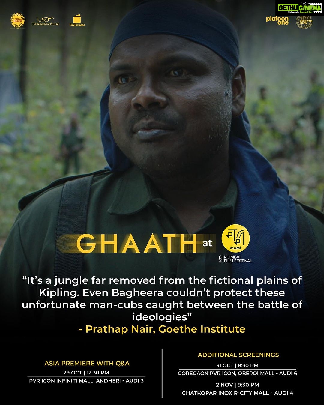 Suruchi Adarkar Instagram - Reasons why you should watch Ghaath at @mumbaifilmfestival this year: 1. One of the 19 films nominated for the GWFF (endowed with 50,000 euros) Best Debut Award at the @berlinale which is one of the top three film festivals in the world. 2. Won an independent critics award, the Giuseppe Becce Awards, as the best director at Berlinale 2023; one of the only Indian films to receive this award this year. 3. For a sublime and thrilling cinematic experience. 4. The reviews says it all, otherwise! See you there! #JioMAMIMumbaiFilmFestival2023 #MumbaiFilmFestival2023 #Ghaath