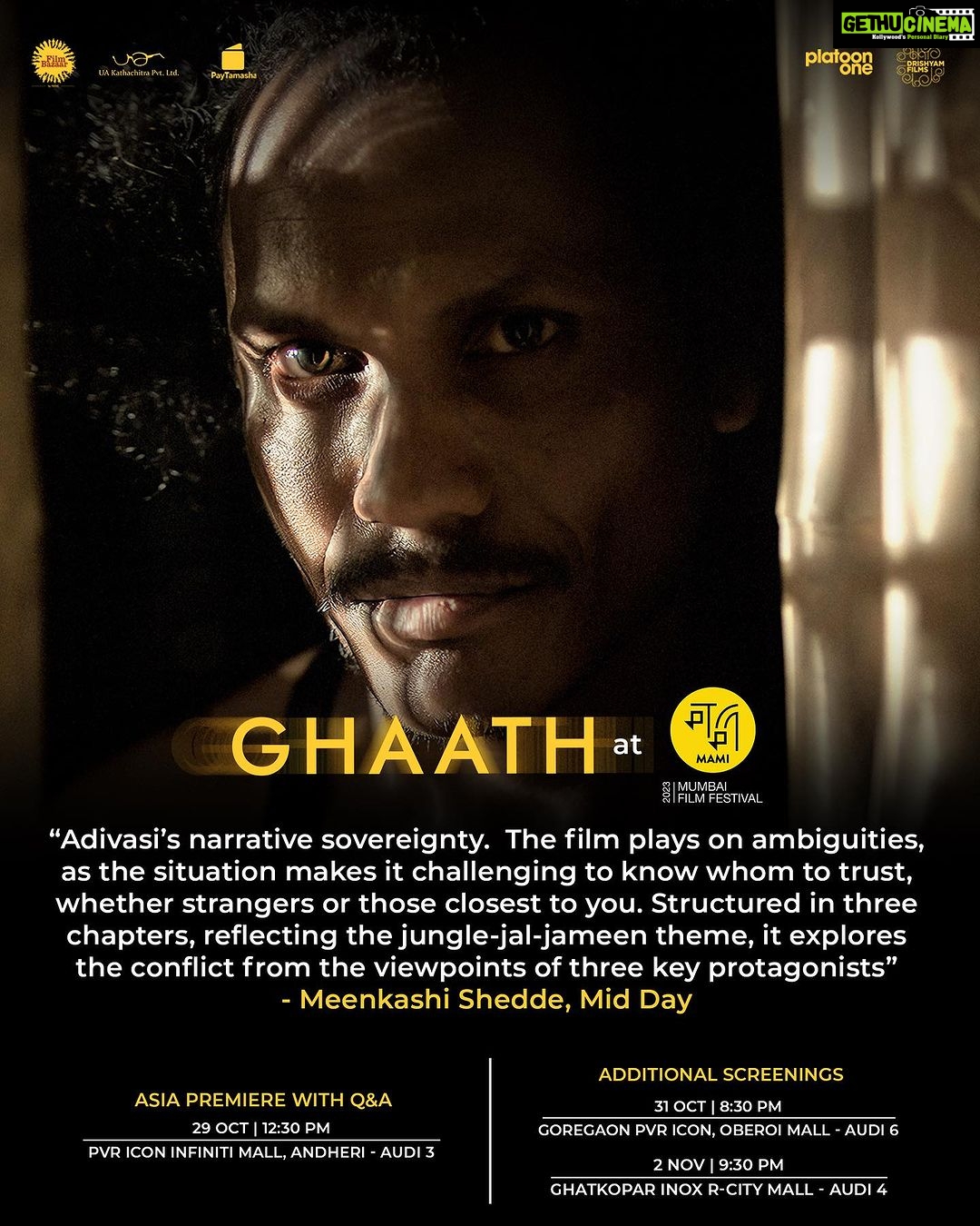 Suruchi Adarkar Instagram - Reasons why you should watch Ghaath at @mumbaifilmfestival this year: 1. One of the 19 films nominated for the GWFF (endowed with 50,000 euros) Best Debut Award at the @berlinale which is one of the top three film festivals in the world. 2. Won an independent critics award, the Giuseppe Becce Awards, as the best director at Berlinale 2023; one of the only Indian films to receive this award this year. 3. For a sublime and thrilling cinematic experience. 4. The reviews says it all, otherwise! See you there! #JioMAMIMumbaiFilmFestival2023 #MumbaiFilmFestival2023 #Ghaath