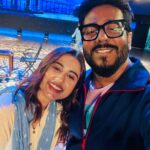 Swastika Dutta Instagram – The reason behind “Actress”, swastika dutta !! 
Raj Da😍🤗 

#mentor #loveandrespect❤️ #thecreator🎬
#TeleAcademyAwards2023😇