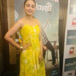 Swastika Dutta Instagram – সব #ফাটাফাটি 🌼

Some moments from the trailer launch of my next big screen release @windowsproduction  #FATAFATI 💙 

Wearing @bohurupi_santiniketan Summer Collection by @rabhisek 

Makeup & Hair-do by @me 🥰

#trailerlaunch #mynextmovie #releasingthis12thMay Nandan নন্দন