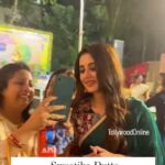 Swastika Dutta Instagram – It was selfie time for @swastika023 fans as she visited some pujo pandals during a parikrama ✨️#fanlove #PujoSpecial #Durgapujo2023 #metadurgapujasquad