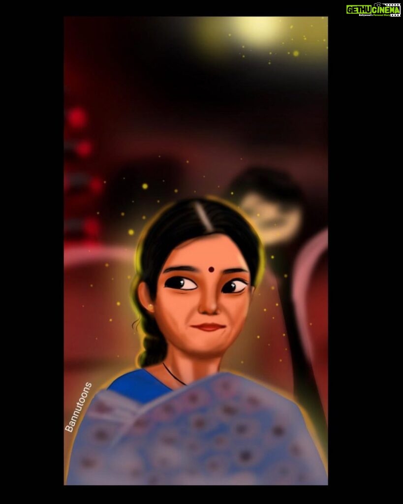 Swathi Reddy Instagram - Bhanusri alias @bannutoons made this illustration of Lekha getting ready to watch a movie. Was timing it to post this endearing work. She is a fellow introvert, an artist, who is open to commissions. Also. Lekha is ready, I am ready too. To finally watch, from our very own comfort zone #MonthOfMadhu post 5pm today on @ahavideoin Welcome to the diverse world of our film. Where everyone has a role to play. Just like in life.