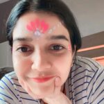 Swathi Reddy Instagram – I got glitter on my face.
